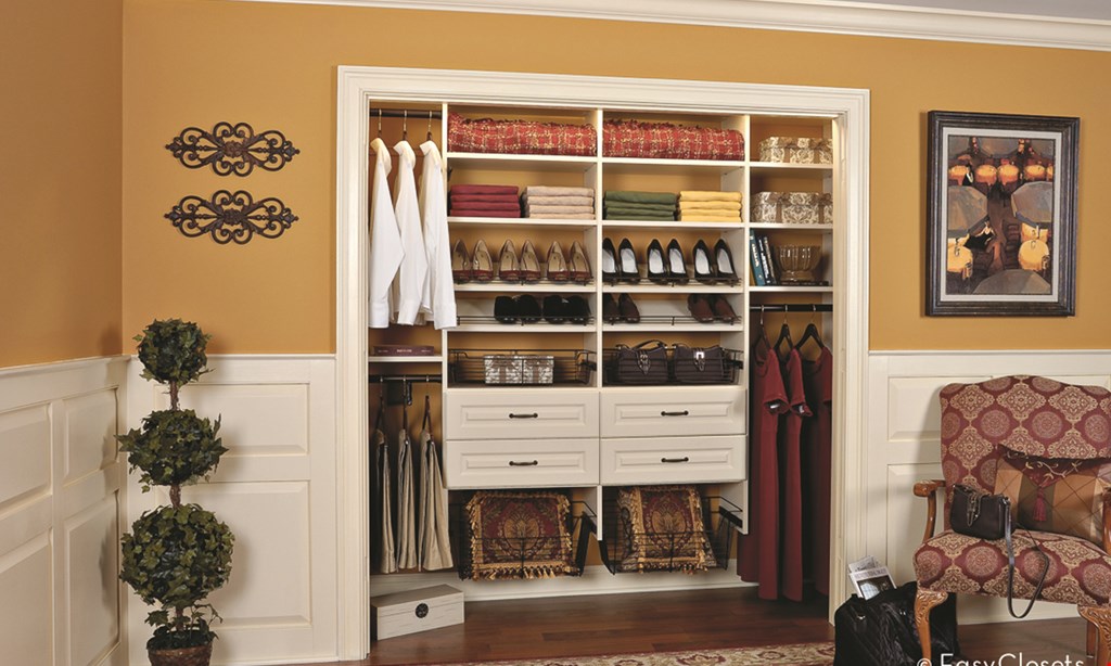 Product image for Contemporary Closets 20% OFF Any Organization Project Of $2,000. Flooring Special $5.75 sq.ft.
