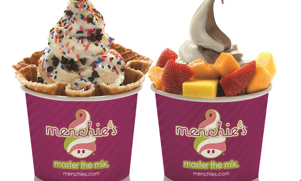 Product image for Menchie's $1 off any purchase of $5 or more.