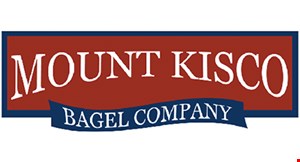 Product image for Mount Kisco Bagel Company FREE buy 1 dozen bagels, get 6 bagels free. 