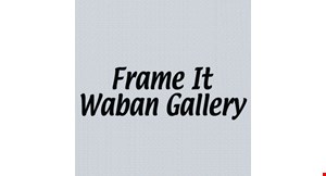 Frame It / Waban Gallery logo