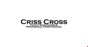 Criss Cross Facility Maintenance  and Professional Power Washing logo