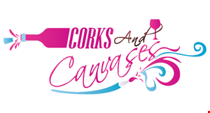 Corks  and Canvases LLC logo