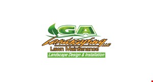GA Landscaping logo