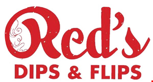 Red Dips and Flips logo