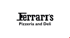 Ferrari's Pizzeria and Deli logo
