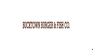 Buck Town Burger &  Fish Co logo