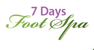 7 Days Foot Spa logo