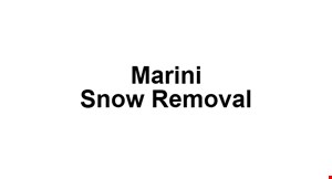 Marini Snow Removal logo