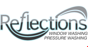 Reflections  Window Washing and Pressure Washing logo