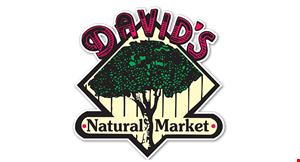 Product image for David's Natural Market $5 off any purchase