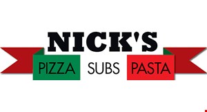 Nick's Pizza, Subs, Pasta logo