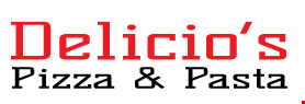 Delicio's Pizza & Pasta logo