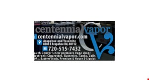 Centennial Vapor logo