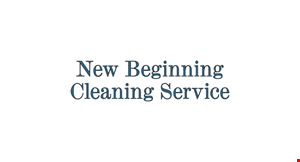 New Beginning  Cleaning Service logo