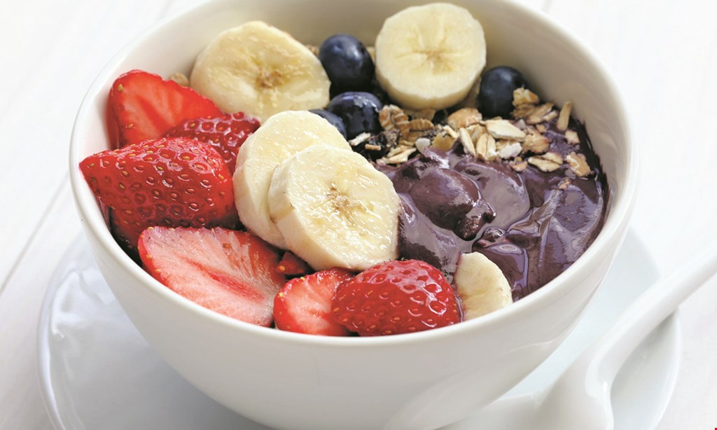 Product image for Yoyo Juice BOGO any acai bowl buy one at regular price, get a 2nd of equal or lesser value free. 
