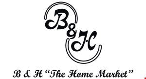 B & H Home Market logo