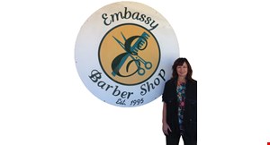 Embassy Barber Shop logo