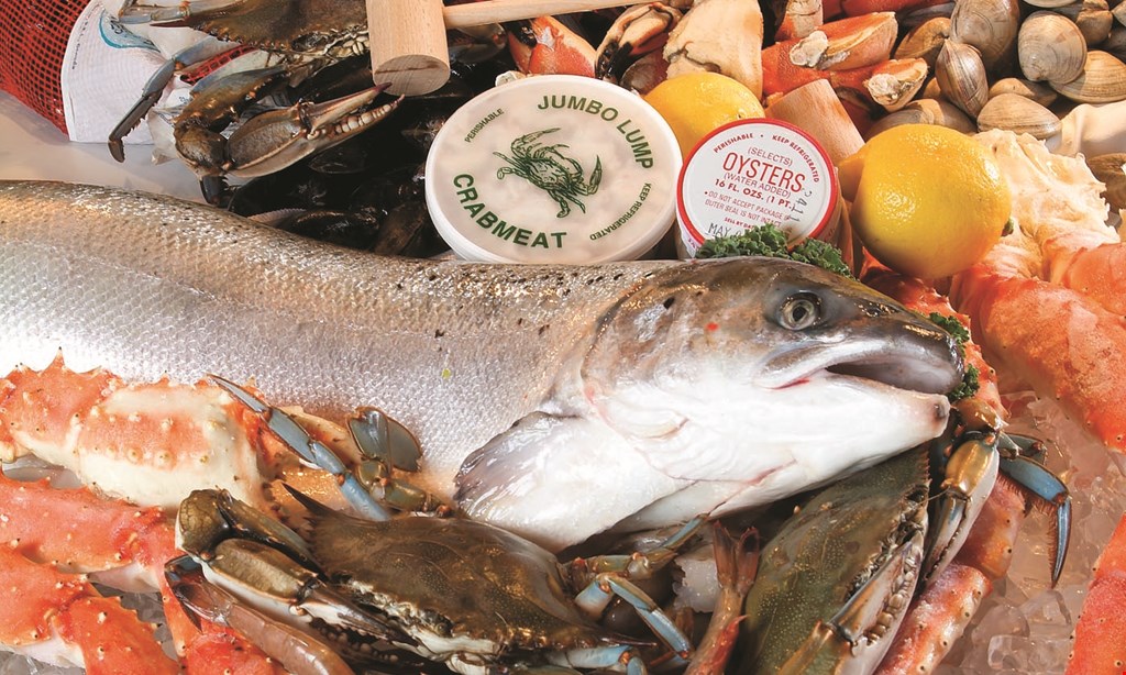 Product image for Sea King Seafood Market + Crab House $10 off any purchase of $50 or more · dine in only.