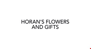 Horan's. Flowers logo