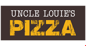 Product image for Uncle Louie's Pizza $5 OFF any purchase of $40 or more. 
