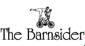 Product image for The Barnsider $10 OFF any dine in or take-out order of $60 or more valid sunday-thursday.