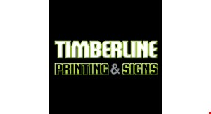 Timberline Printing & Signs logo