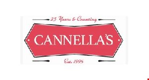 Product image for Cannella's Italian Deli & Catering $2 Off any order of $20 or more