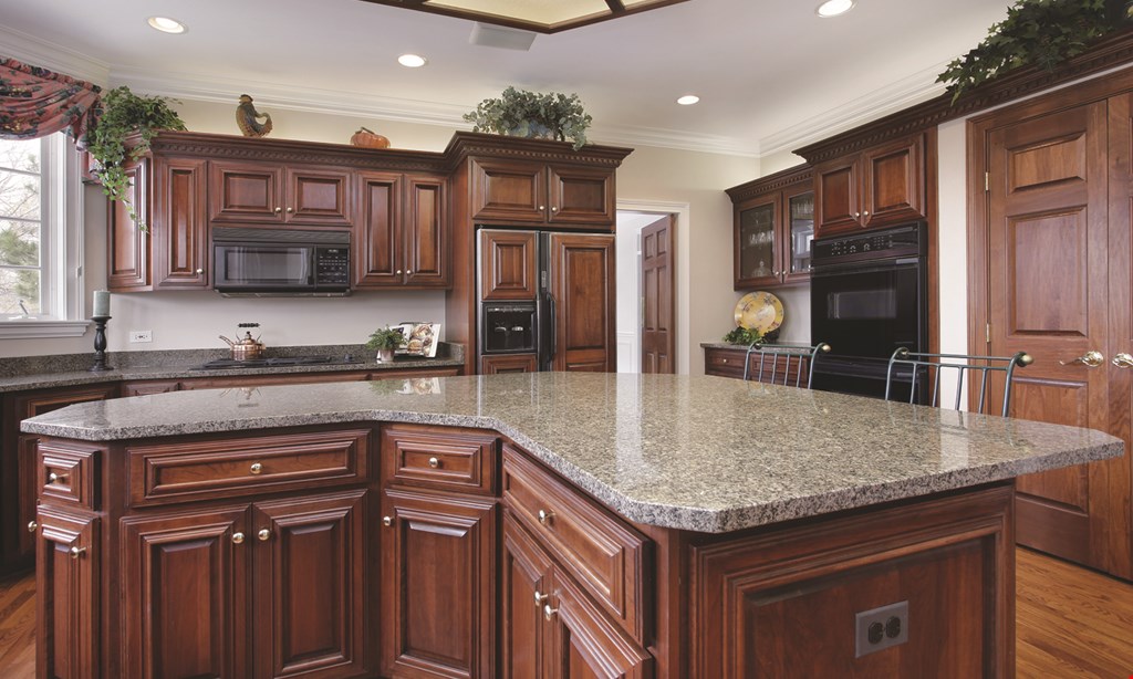 Product image for Fantastic Granite Counters Kitchen Granite Installed $2,500 up to 45 sq. ft. includes removal of old countertop 15 colors & 3 edgings to choose from.