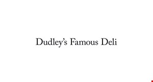 Dudley's Famous Deli logo