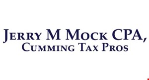 Jerry M Mock CPA, Cumming Tax Pros logo