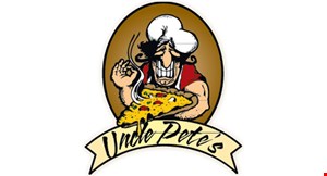 Product image for Uncle Pete's Free 12” Thin Crust Cheese Pizza With The Purchase Of Any 16” Or Larger Pizza (Toppings Extra)