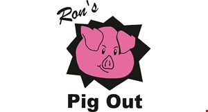 Ron's Pig Out logo