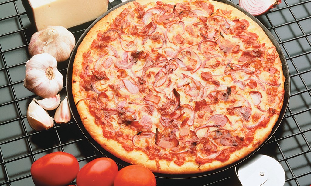 Product image for Gino Brothers Pizzeria $14.99 18” x-large 1-topping pizza (16-cut)