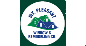 Product image for Mt. Pleasant Window & Remodeling Co. 10% OFF your next home improvement project. 