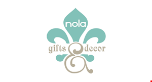 Product image for Nola Gifts & Decor 10% Off Any One Item