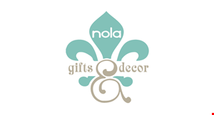 Product image for Nola Gifts & Decor 10% off any one item. 