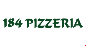184 Pizzeria logo