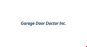 Product image for Garage Door Doctor $100 Off A Double Garage Door Install One door only