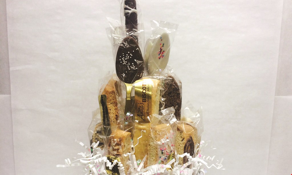Product image for Anita's Biscotti, Cafe & Bakery $5 Off Your purchase of $25 or more