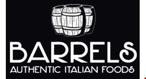 Barrels Authentic Italian Foods logo
