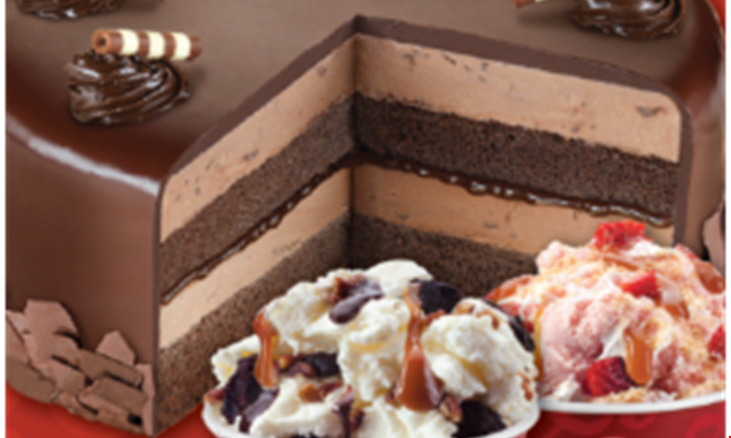 Product image for Cold Stone Creamery $5 off any small or large rectangular cake.