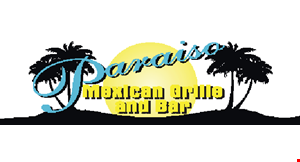 Product image for Paraiso Mexican Grille and Bar $3 OFF any 2 or more lunches