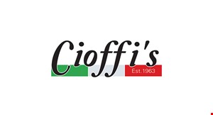 Product image for Cioffi's COVID RELIEF $15 OFF any order of $50 or more TAKE OUT • DELIVERY. 