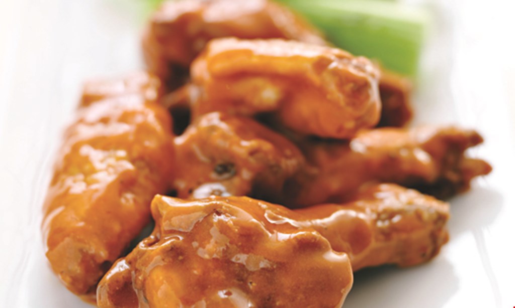 Product image for Buffalo Wild  Wings Buy one, get one free. 10 boneless wings.