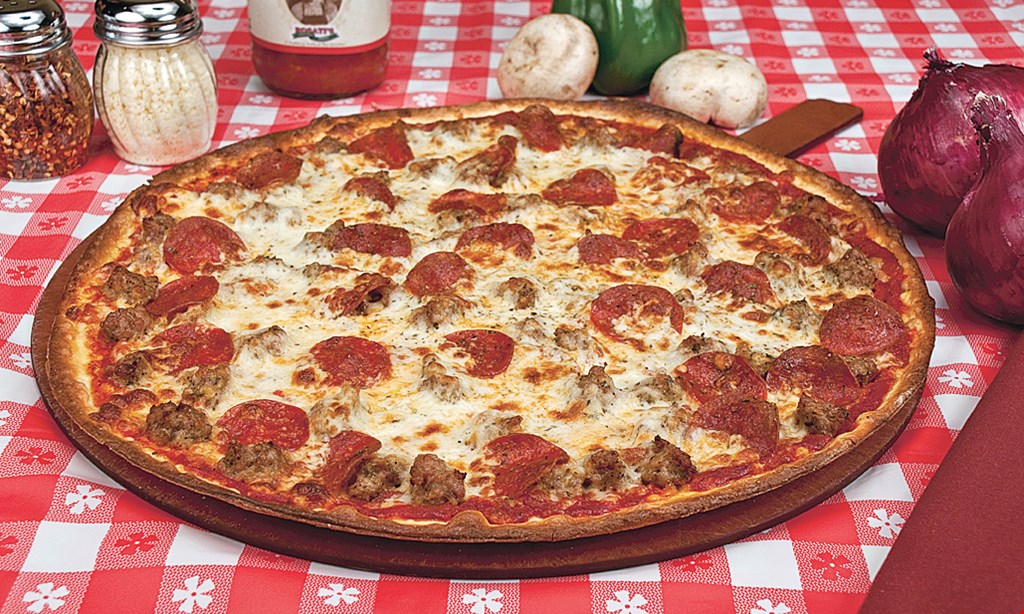 Product image for Rosati's $34.95 PIZZA, WINGS AND POP• 18" XL thin crust cheese pizza • 12 chicken wings• 2 liter of popAdditional Toppings Extra. 