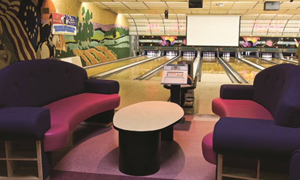Product image for Colony Park Lanes & Games $5OFF family value package whenever lanes are available. 