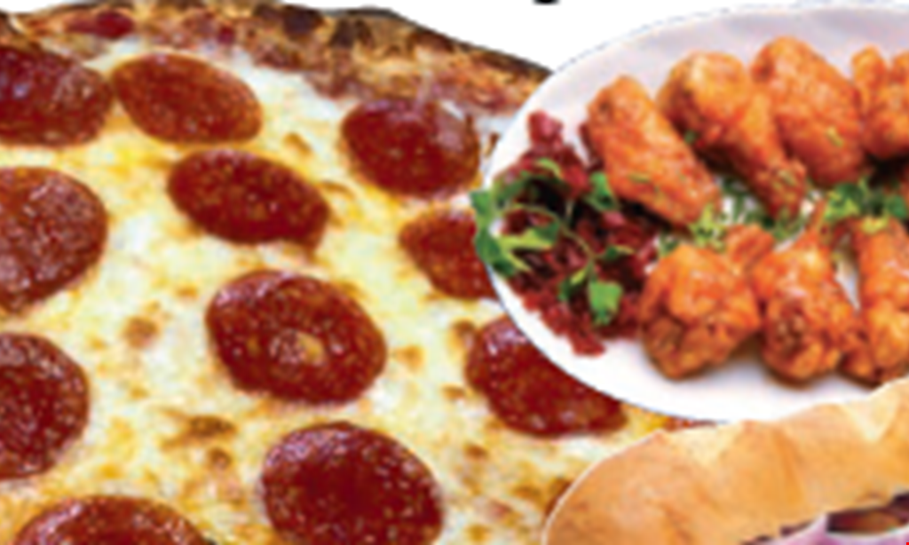 Product image for Scotty G's Pizzeria $20.99 lg 12-cut 1-topping pizza, 1 dozen wings & 2-liter of Pepsi.
