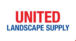 Product image for United Landscaping & Supply 10% OFF all Landscape Projects. 