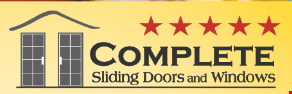 COMPLETE SLIDING DOORS AND WINDOWS logo