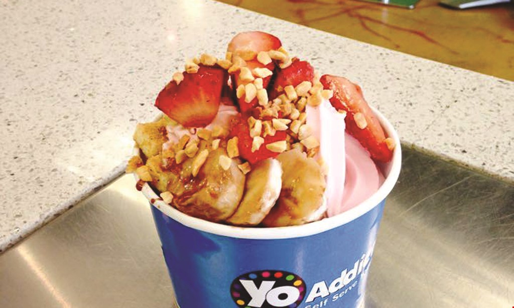 Product image for Yo Addiction 1/2 price buy 1 yogurt at regular price get one of equal or lesser value 1/2 price